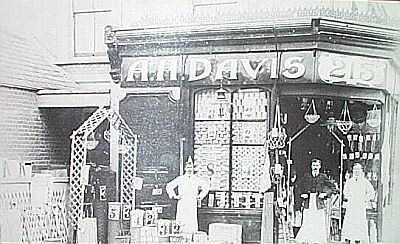 Exterior of A.H.Davis' shop