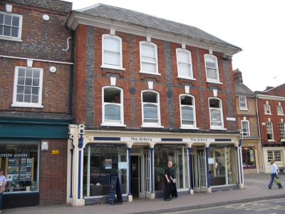 Exterior of Arbery bar and bistro