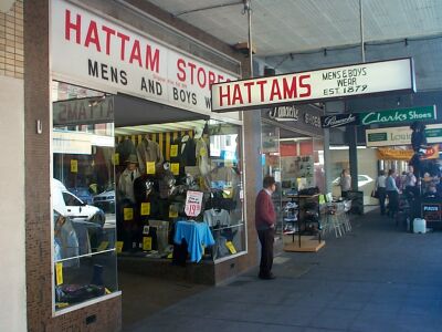 Shop window and sign